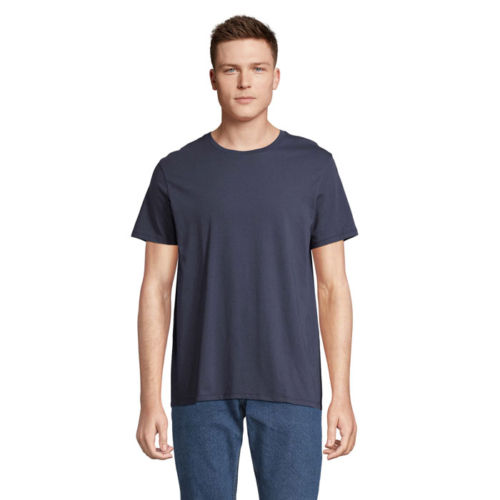 T-Shirt personnalisé unisexe coton/coton recyclé 150g RE CRUSADER French Marine